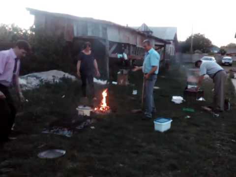 Pregătiri pentru banchet clasa a VIII-a - Oboroceni 2014