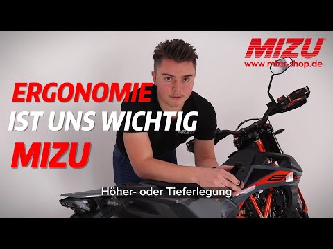 MIZU Ergonomie Konzept für Motorrad erklärt [NEU 2023] Tieferlegung / Höherlegung / Hebel / Rasten