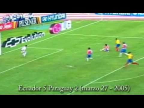 Ecuador 5 - Paraguay 2. Eliminatorias Sudamericanas 2006.