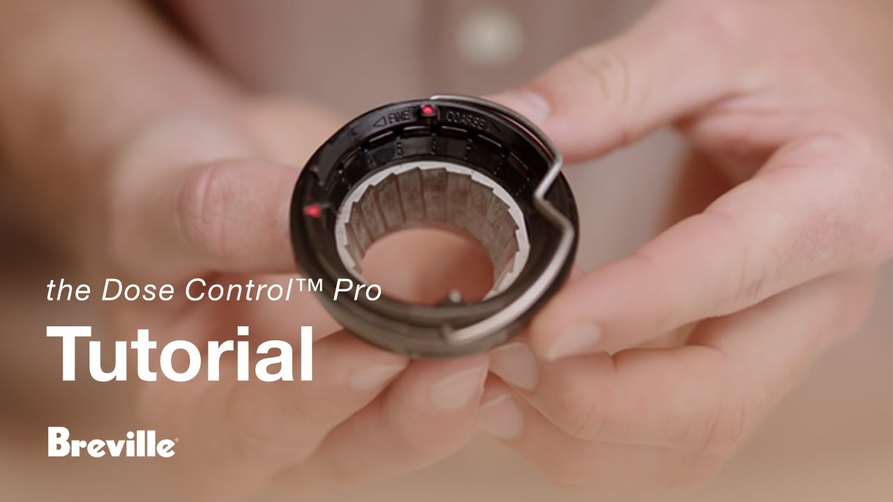 Breville coffee guide tutorial - How to adjust the conical burrs