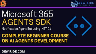 Create a Notification Agent Bot using Microsoft 365 Agents SDK .NET C# | AI Agents Beginner Tutorial