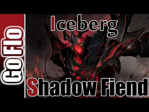Shadow Fiend Iceberg pro Dota 2 Gameplay 6.88c