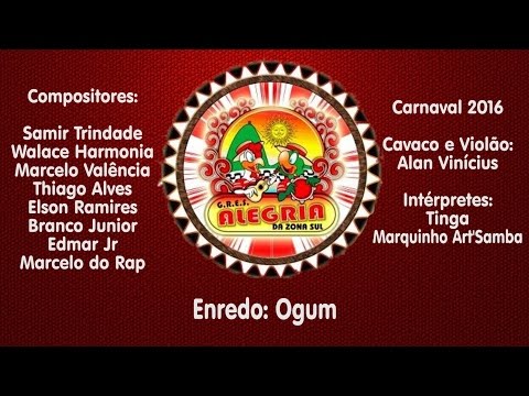 Concorrente Alegria da Zona Sul 2016 - Parceria de Samir Trindade