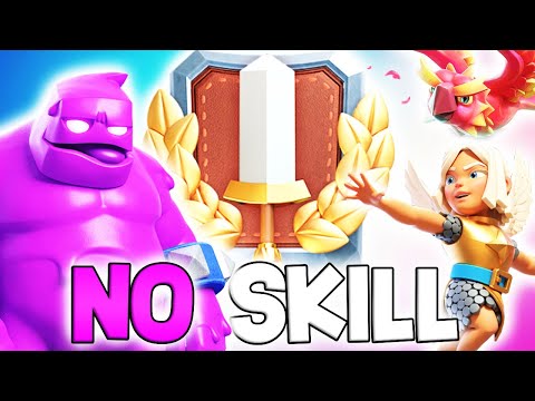 GRAND CHALLENGE WITH NO SKILL DECK! 12-0 CLASH ROYALE