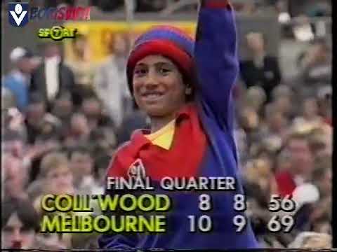 VFL 1988 Round 10 Collingwood v Melbourne (Waverley) - Saturday Night Replay (Channel 7)
