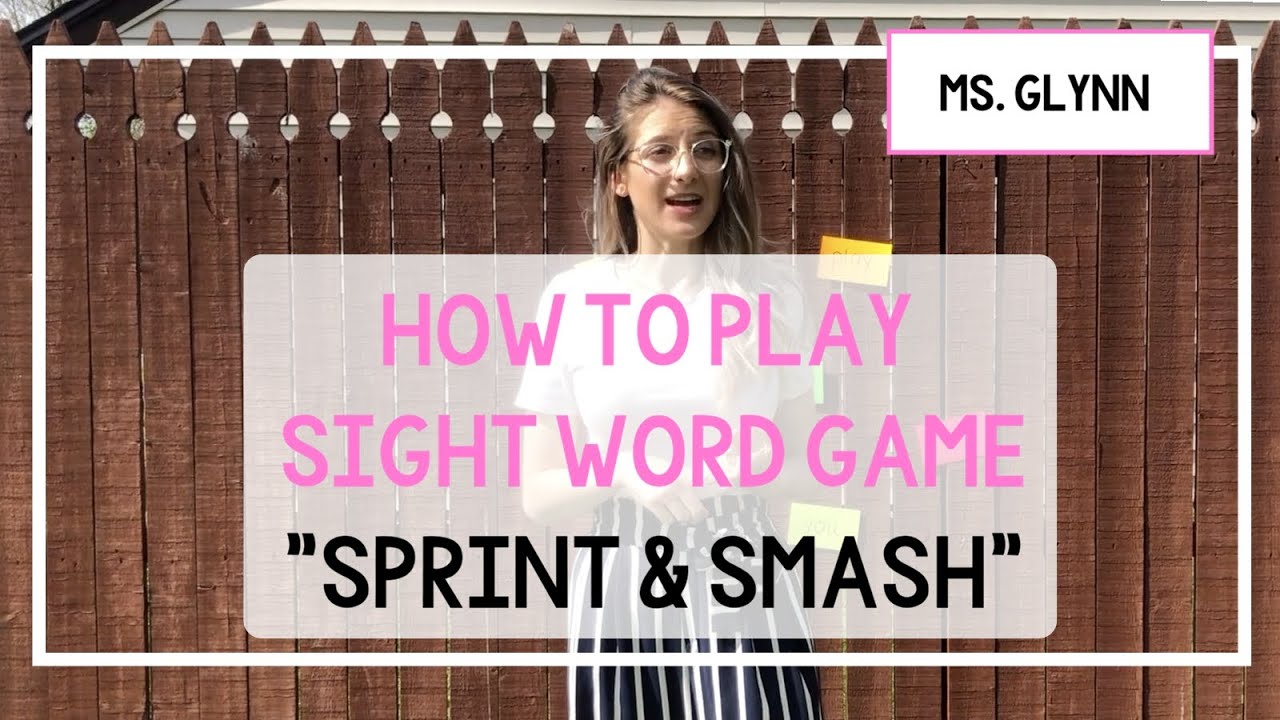 At Home Step by Step Sight Word Game!