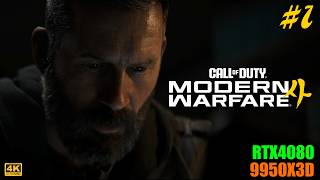 #1 [Call of Duty: Modern Warfare 4][PC最高画質][4K] コールオブデューティー最新作キャンペーンを遊ぶ！【RTX4080】【Ryzen9 9950X3D】