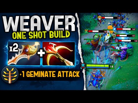 x2 Divine Rapier Weaver 3 hits in 1 - One Shot Any Hero | Dota 2 Pro Gameplay