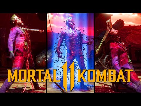Mortal Kombat 11: Every Nightwolf Brutality performed on  The JOKER