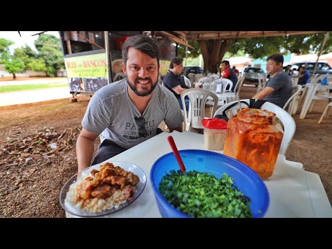 CHAMBARI + TUCUNARÉ frito + provando as comidas de PALMAS - Tocantins