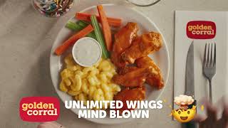 Golden Corral 2025 "Unlimited V3 Western" AYCE Wings, ENG