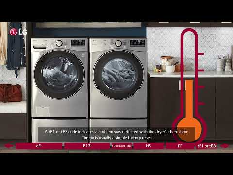 [LG Dryers] Troubleshooting & Resolving LG Dryer Display Codes