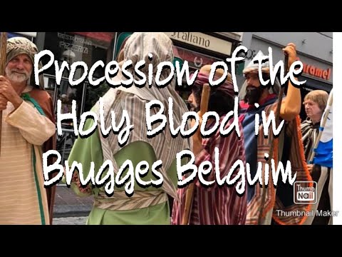 Procession of the Holy blood in #Brugge Belgium