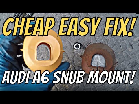 How to replace Audi C6 A6 Front Snub Mount '06 -'11 | DIY