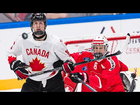 Highlights from Canada vs. Switzerland in preliminary-round action at the 2025 Hlinka Gretzky Cup