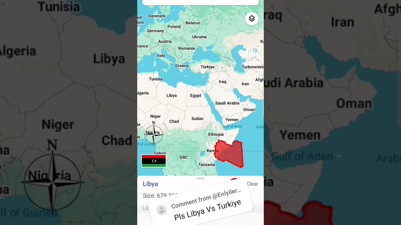 Libya vs turkey#sorts#geography #map#R.K_maping