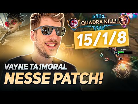 É POR ISSO QUE VAYNE É O ADC MAIS FORTE DESSE PATCH! ✅