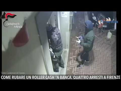 Rubavano roller cash in banca, quattro arresti