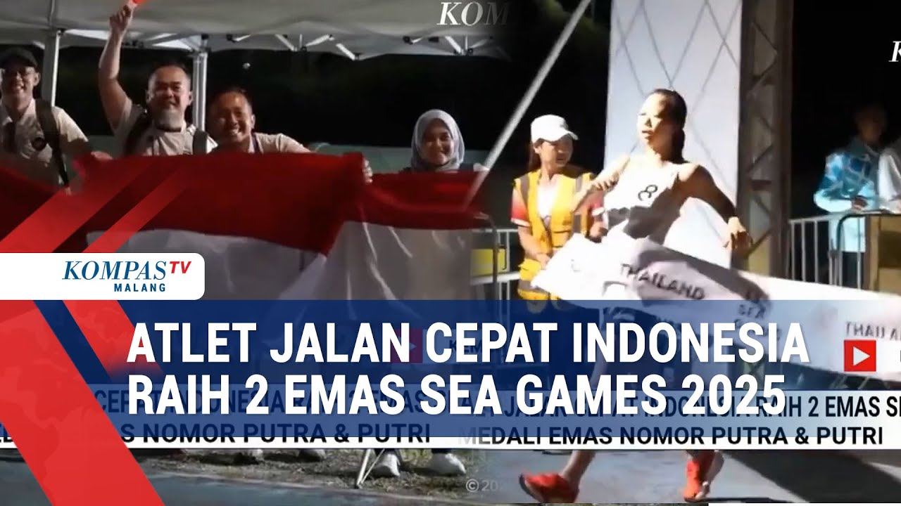 Atlet Jalan Cepat Indonesia Raih 2 Emas SEA Games 2025