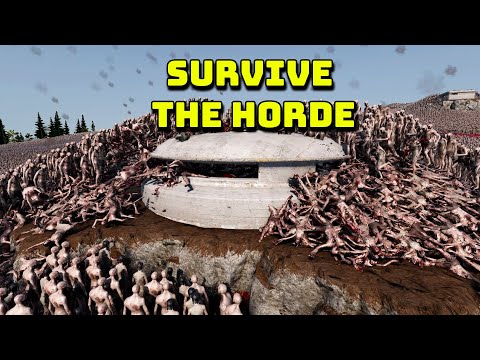 Can I Survive the ZOMBIE HORDE? | UEBS 2