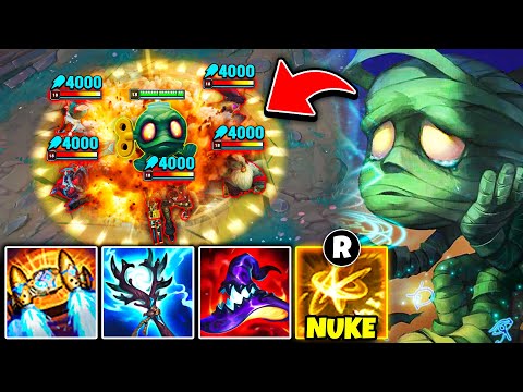 Amumu but I'm a Grenade that explodes your whole team (PRESS R = NUKE)