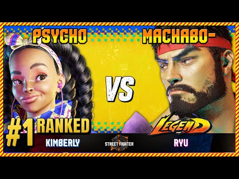 STREET FIGHTER 6 ▰ PSYCHO (#1 Ranked Kimberly) vs MACHABO (RYU) ▰ SF6 High Level Gameplay