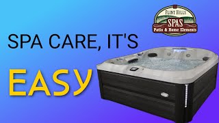 Spa Care - It’s Easy!