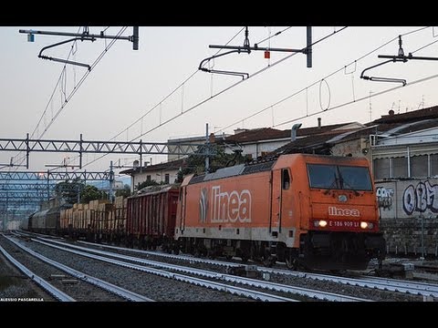 E186.909 LINEA con merci Ferrara/Marcianise (Firenze Rifredi 10/07/2013)