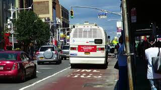 NYC Bus: Jamaica bound RTS-06 4970 Q56 at 160 St/Jamaica Av