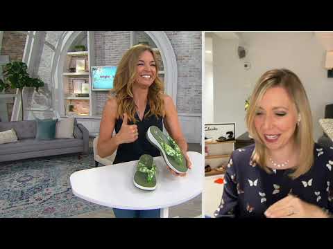 CLOUDSTEPPERS by Clarks Jersey Thong Sandals - Arla Glison on QVC