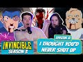 MARK VS CONQUEST Invincible Season 3 Married Reaction Ep 3x8 I Thought You D Never Shut Up