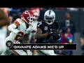 Davante Adams Eclipses 100 Catches on the Season While Mic’d Up vs. Chiefs | Raiders | NFL
