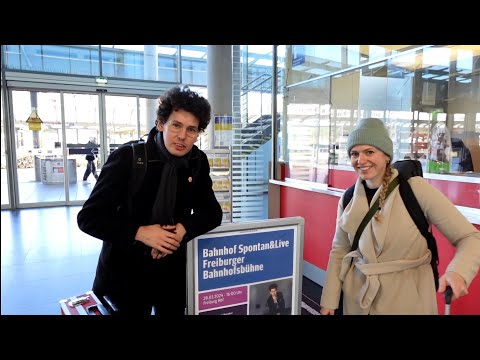 "Bahnhof Spontan&Live" Freiburg Hbf. – Concert with Thomas Krüger & Tanja-Maria Hirschmüller