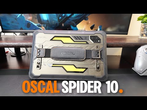 Oscal Spider 10 – Rugged Tablet with 20,000mAh Battery, Night Vision, Camping Light
