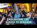 Melbourne Uni agrees to disclose weapons partnerships