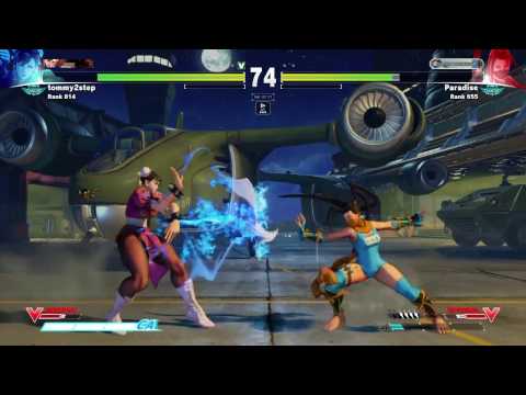 STREET FIGHTER V Ranked Match Tommy2step (Chun-Li) VS Paradise (Ibuki)