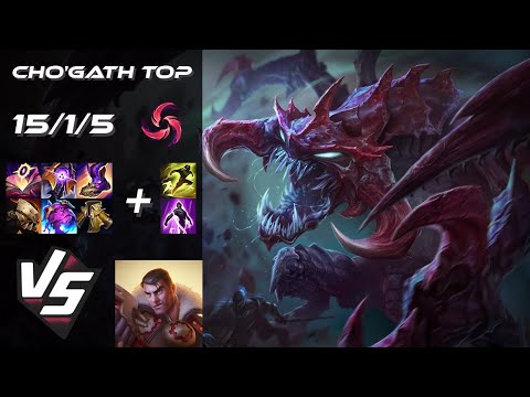 TOP Cho'Gath vs Jayce - EU Grandmaster Patch 25.S1.6