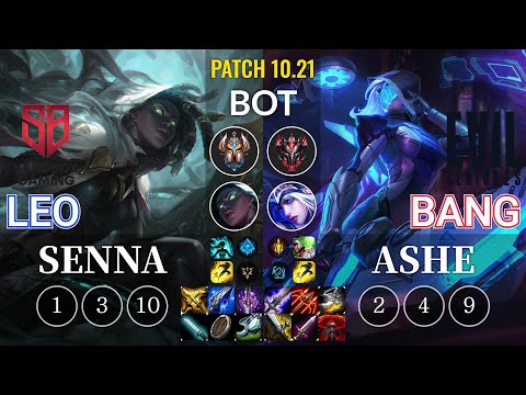 SB Leo Senna vs EG Bang Ashe Bot - KR Patch 10.21