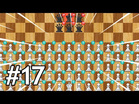 50 PAWNS VS 5 QUEENS | Chess Memes #17