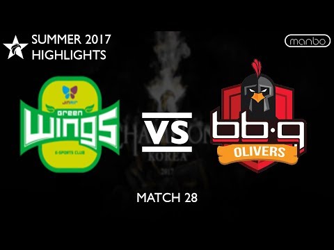 JAG vs BBQ All Games Highlights LCK Summer 2017 Jin Air Greenwings vs bbq OLIVERS LoL eSports
