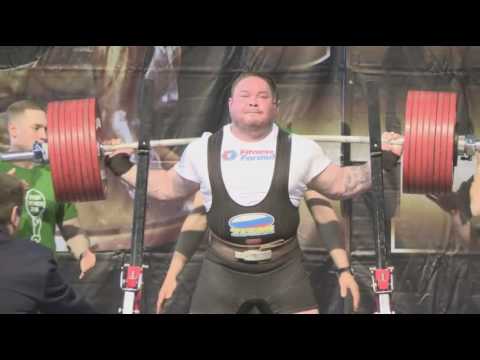 Gadiev Timur - Squat 430 kg @ single ply (1st attempt)