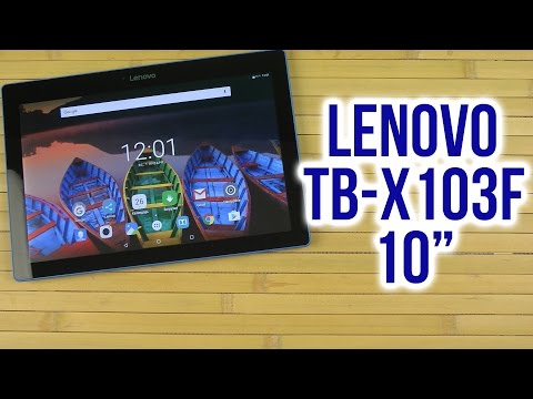 Распаковка Lenovo 10 TB-X103F Black (ZA1U0008UA)