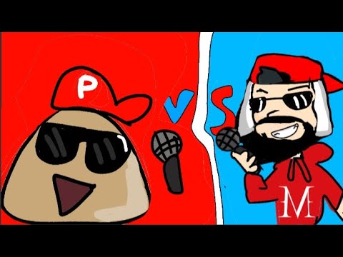 Pou vs mussoumano em animação