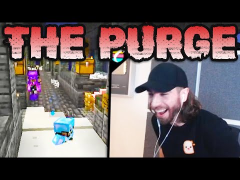 The Powder Snow Traps Worked! - The Purge Minecraft SMP Server! (Season 2 Episode 23)