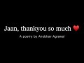Thankyou So Much Jaan Romantic Poetry For Couple Corp Spacex1