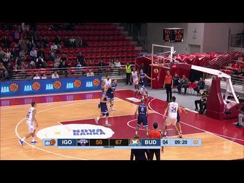 Edwin Jackson hits a stunning 3-pointer (Igokea - Budućnost VOLI, 14.10.2018)