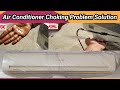 Split air conditioner choking problem best solution | Indoor Flushing Piping with Liquid