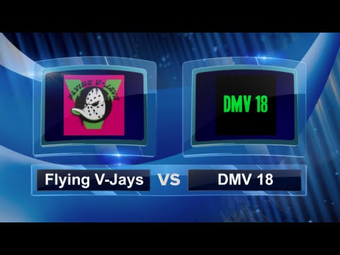 Flying V-Jays vs DMV 18 - Quarter Finals - Women's Jacksonville Kickball Open #JKO2015