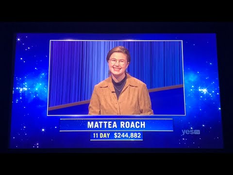 Jeopardy, intro - Mattea Roach DAY 12 (4/20/22)
