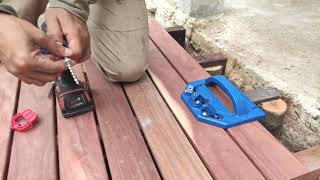 Pijado sobre madera Tzalam para corredor